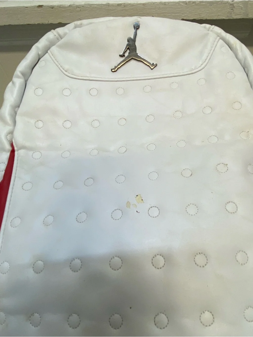 Air Jordan 13 RETRO Backpack White/Red Nike Adjustable Japan